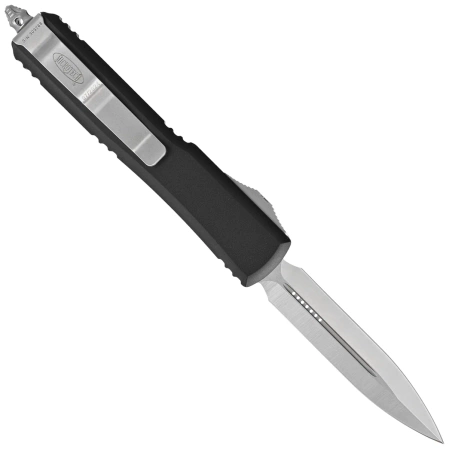Microtech Ultratech D/E OTF Knife Black Aluminum, Satin M390MK by Tony Marfione (122-4)