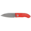 Nóż składany Real Steel Stella Red G10, Satin VG-10 by Poltergeist Works (7058)