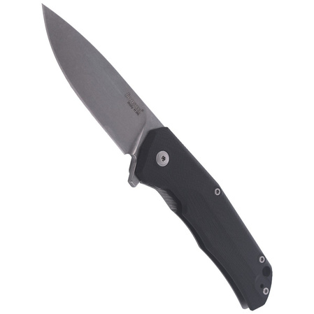 Nóż LionSteel T.R.E. G10 Black, Stone Washed Blade (TRE GBK)