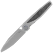 Nóż składany Rike Knife Baidi T Titanium/Carbon Fiber, Bead Blasted M390 (RK-Baidi-T-P/BCF)