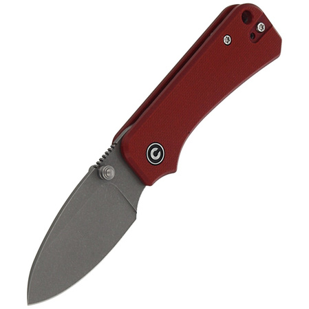 Nóż składany CIVIVI Baby Banter Burgundy G10, Gray Stonewashed by Ben Petersen (C19068S-6)