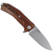 Nóż składany LionSteel KUR Santos Wood, Stonewashed Sleipner by Molletta (KUR ST)
