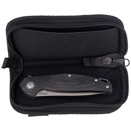 MKM Goccia Knife Black G10, Satin M390 by Jens Ansø (MKGC-GBK)