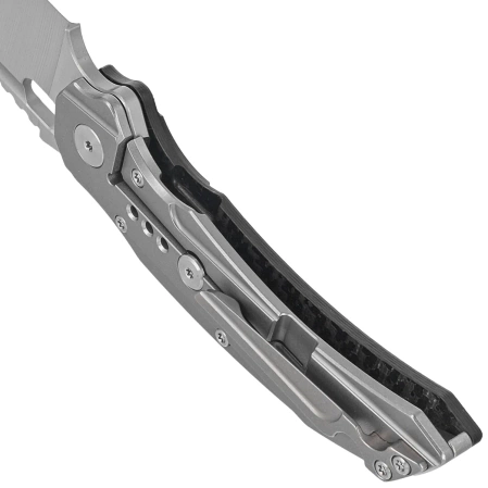 Nóż składany Bestech Exploit Grey Titanium/Carbon Fiber, Satin CPM S35VN by Todd Knife and Tool (BT2005E)