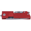 Maserin D-Dut Red Aluminum, Stonewashed 440C by Bonus Knife/Multi-Tool (214/R)