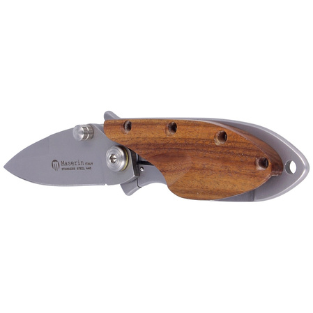 Maserin Onefold Pao Santos Wood, Bead Blasted 440C by Moris Baroni Knife (550/SA)