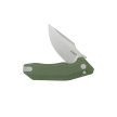 Kubey Basilisk Knife Green G10, Stonewashed 14C28N by Damned Designs (KU391B)