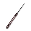 Sencut Squiggy Knife Burgundy / Black G10, Black 9Cr18MoV (S24082A-3)
