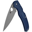 Spyderco Native Chief Knife Cobalt Blue FRN, Satin SPY27 by Sal, Eric Glesser (C244PCBL)