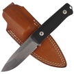 Nóż LionSteel Bushcraft G10 Black, Stone Washed (B40 GBK)