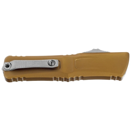 Nóż automatyczny OTF Microtech Combat Troodon Gen III S/E Tan Aluminium, Apocalyptic M390MK by Tony Marfione (1143-10APTA)