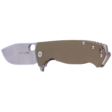 Viper Fortis Green G10, Stone Washed M390 by Jesper Voxnaes (V5952GG)