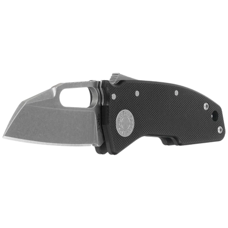 Demko Nano-Shark SF Knife Black G10, Stonewashed CPM 20CV by Andrew Demko (NANO-20CV-Black G10)