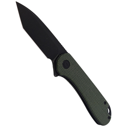 Nóż CIVIVI Elementum Flipper Green Micarta, Black Stonewashed (C907T-E)