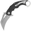 Nóż składany Kubey Wrath Black G10, Beadblasted 14C26N by MUZI Design (KU261A)