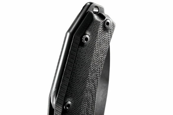 Nóż składany LionSteel KUR Black G10, Stonewashed Sleipner by Molletta (KUR BK)