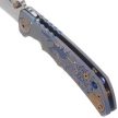 Nóż składany Spartan Blades Harsey Folder Special Edition Babe Blue Titanium, Bronze HW, Satin MagnaCut by William W. Harsey Jr. (SF5BABE)