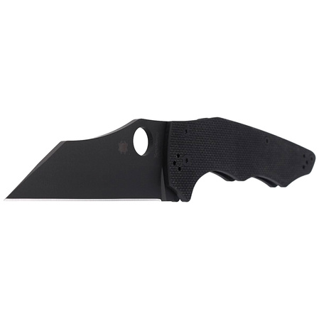 Spyderco YoJumbo Knife Black G10, Black DLC CPM S30V by Michael Janich (C253GPBBK)