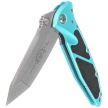 Nóż składany Microtech Socom Elite T/E Turquoise Aluminium, Stonewashed M390 by Tony Marfione (161-10TQ)