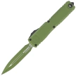 Microtech Ultratech Gen III ZBP D/E OTF Knife Green Cerakote Aluminum, Green Cerakote M390MK by Tony Marfione (1122-1GR-C20Z4)