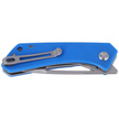 Nóż składany Kubey Thalia Blue G10, Beadblasted D2 (KU331B)