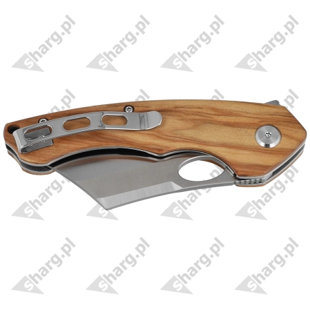 Bestech Knife Skirmish Natural Olivewood, Satin 154CM (BL06B)