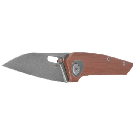 Bestech VK-Void Knife Brown G10, Dark Bead Blasted / Stonewashed MagnaCut by Vulpex Knives (BG63D)