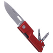 Maserin D-Dut Red Aluminum, Stonewashed 440C by Bonus Knife/Multi-Tool (214/R)