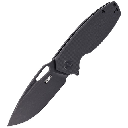 Nóż Kubey Knife Tityus, Black G10, Dark Stonewashed D2 (KU322C)