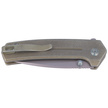 Nóż WE Knife Culex Green Titanium, Silver Bead Blasted CPM 20CV (WE21026B-5)
