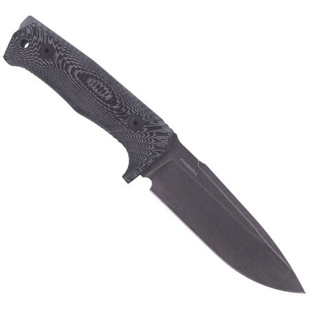 Nóż LionSteel Tactical Black Micarta, PVD / Stone Washed Niolox by Molletta (T5B MI)
