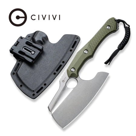 Nóż Civivi Aratra OD Green G10, Stonewashed D2 by Maciej Torbé (C21041-2)