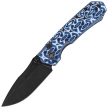 Remette RT-Rhino Knife Blue/White G10, Black Stonewashed D2 (RNGD262)