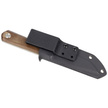 Bestech Knife Hedron Brown Canvas Micarta, Stonewash D2 by Ostap Hel (BFK02D)