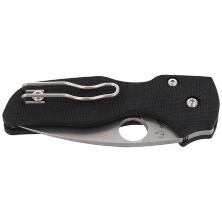 Nóż składany Spyderco Lil' Native G-10 Black Compression Lock Plain (C230GP)