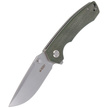 Nóż Kubey Knife Green Micarta, Bead Blasted D2 (KU901C)