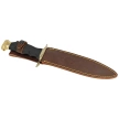Muela 95-190 Black Rubber Knife, Satin 420H
