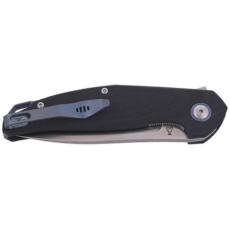 MKM Goccia Knife Black G10, Satin M390 by Jens Ansø (MKGC-GBK)