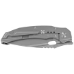 Bestech Exploit Grey Titanium/Carbon Fiber Knife, Stonewashed CPM S35VN by Todd Knife and Tool (BT2005F)