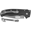 Demko AD20.5 Clip Point Knife Carbon Fiber, Stonewashed D2 by Andrew Demko (205-D2-CFCP)