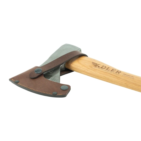 Adler Rheinland Hatchet Brown/Black Hickory Wood, C60 Carbon Steel (201.0H060A013)