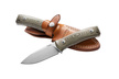 Nóż LionSteel Bushcraft Green Canvas, Satin Blade (M4 CVG)