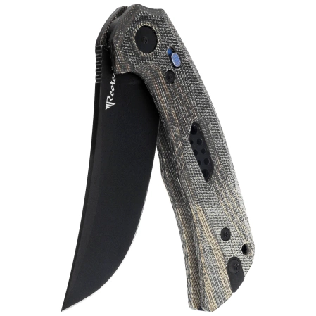 Nóż składany Reate PL-7 Green / Black Micarta, Black PVD Nitro-V (PL-7 GRBKM PVD)