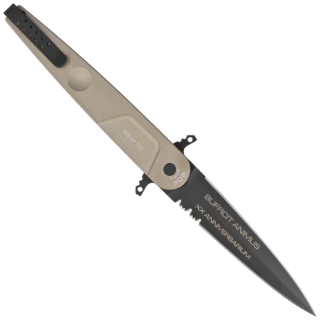 Nóż Extrema Ratio BD4 Adra Contractor LE No 55/70 Tactical Mud Aluminium, Black N690 (04.1000.0498/TM)