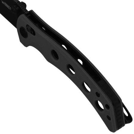 Nóż składany Kubey Hound Black G10, Blackwashed 14C28N by Maksim Tkachuk (KU172B)