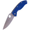 Spyderco Tenacious Lightweight Knife Blue FRN, Satin CPM S35VN by Eric Glesser (C122PBL)