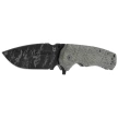 Fox Uro Knife OD Green Canvas Micarta, Acid Washed Niolox by Wander Tactical (FX-557)