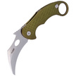 LionSteel L.E.One Knife Green Aluminum, Stonewashed MagnaCut by Emerson Design (LE1 A GS)