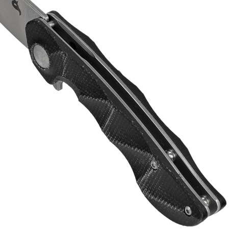 BlackFox Dripper Knife Black Micarta, Stonewashed VG-10 (BF-771 MB)