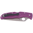 Spyderco Endura 4 FRN Purple Flat Ground PlainEdge Knife (C10FPPR)